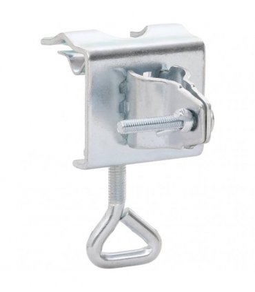 vidaXL Umbrella Clamps for Balcony 2 pcs 32 mm Galvanised Steel