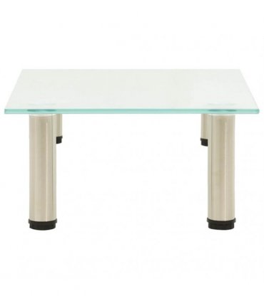 vidaXL TV Stand Frosted 40x35x17 cm Tempered Glass