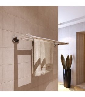 Stainless Steel Towel Rack 2 Tubes
