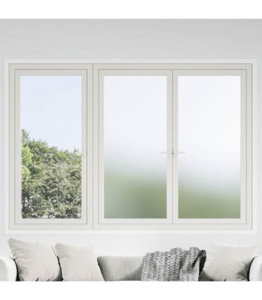 vidaXL Window Films Frosted White PVC