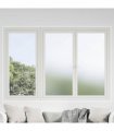 vidaXL Window Films Frosted White PVC