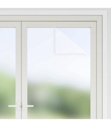 vidaXL Window Films Frosted White PVC