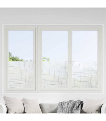vidaXL Static Window Film Star Pattern 90 x 500 cm PVC