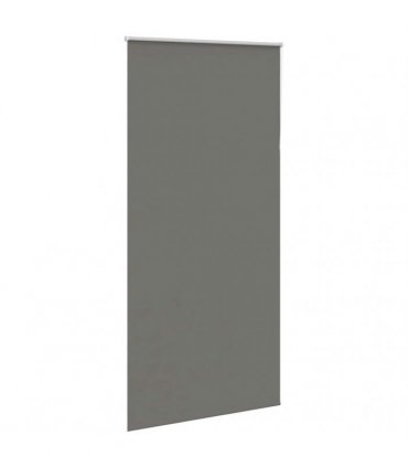 vidaXL Roller Blind Blackout Grey 105x210 cm Fabric Width 100.7 cm Polyester