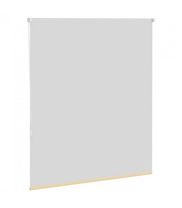 vidaXL Roller Blind Blackout Beige 125x150 cm Fabric Width 121.6 cm Polyester
