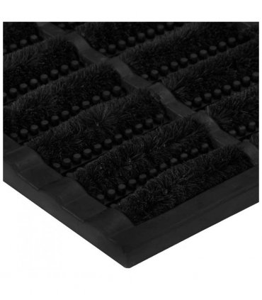 vidaXL Door Mat Rectangular 45x75 cm Rubber and Coir