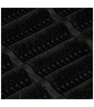 vidaXL Door Mat Rectangular 45x75 cm Rubber and Coir