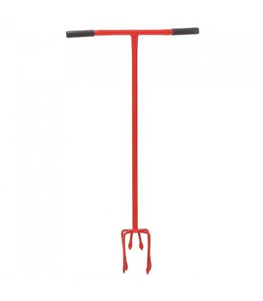 vidaXL Garden Claw Red Steel