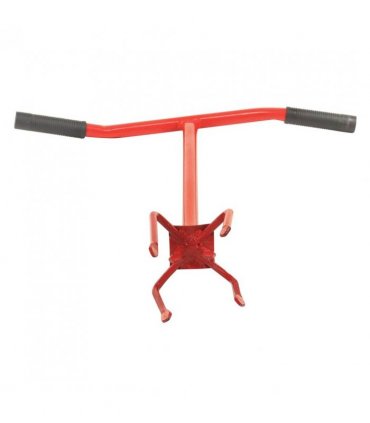 vidaXL Garden Claw Red Steel