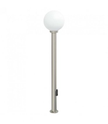 vidaXL Bollard Light with Outlet 120 cm Stainless Steel IP44