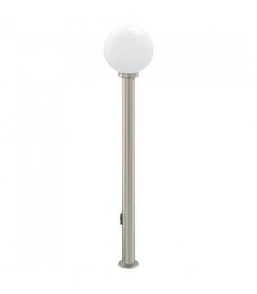 vidaXL Bollard Light with Outlet 120 cm Stainless Steel IP44