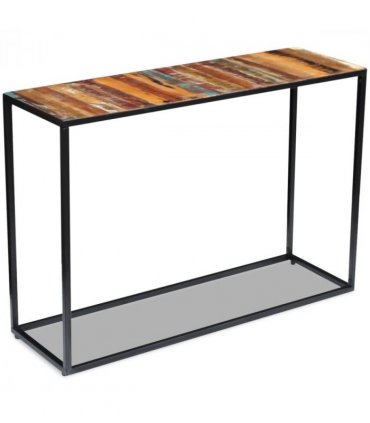 vidaXL Console Table Solid Reclaimed Wood 110x35x76 cm