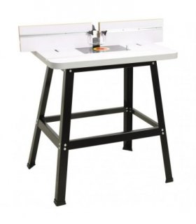 vidaXL Router Table Steel and MDF 81x61x88 cm