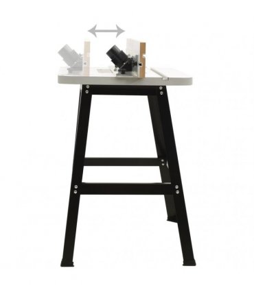vidaXL Router Table Steel and MDF 81x61x88 cm
