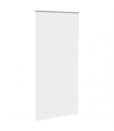 vidaXL Roller Blind Blackout White 110x210 cm Fabric Width 105.7 cm Polyester
