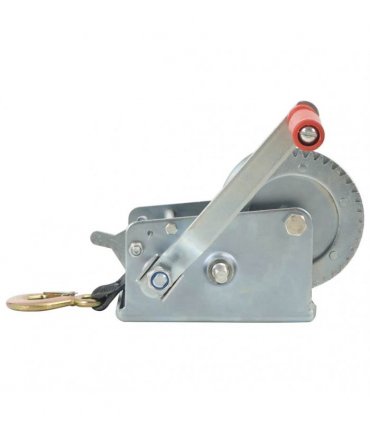 vidaXL Hand Winch with Strap 1130 kg