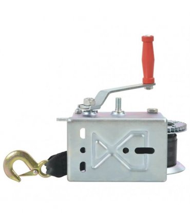 vidaXL Hand Winch with Strap 1130 kg