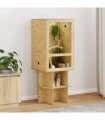 vidaXL Terrarium Brown 50 x 50 x 130 cm OSB