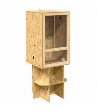 vidaXL Terrarium Brown 50 x 50 x 130 cm OSB