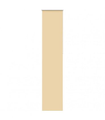 vidaXL Roller Blind Blackout Beige 50x210 cm Fabric Width 45.7 cm Polyester