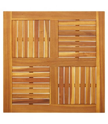vidaXL Table Top 80x80x2.2 cm Square Solid Wood Acacia