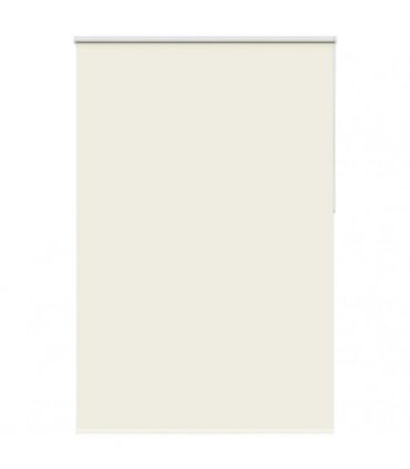 vidaXL Roller Blind Blackout Off White 160x230 cm Fabric Width 156.6 cm Polyester