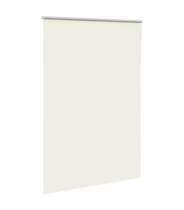vidaXL Roller Blind Blackout Off White 160x230 cm Fabric Width 156.6 cm Polyester