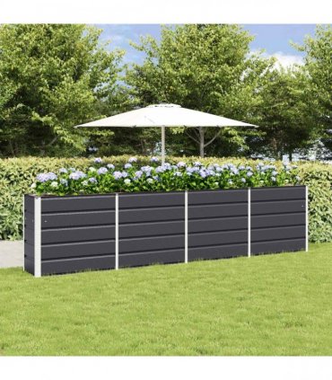 vidaXL Planter Anthracite 320 x 40 x 75 cm Steel