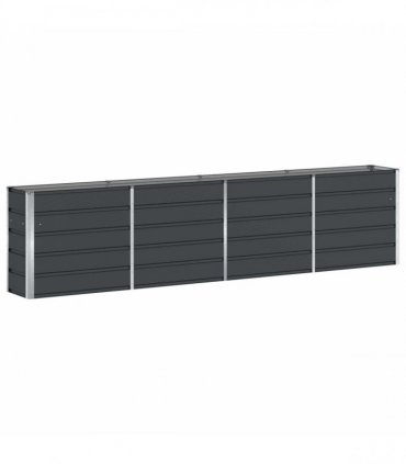 vidaXL Planter Anthracite 320 x 40 x 75 cm Steel
