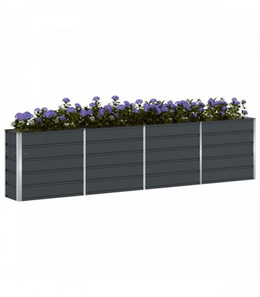 vidaXL Planter Anthracite 320 x 40 x 75 cm Steel