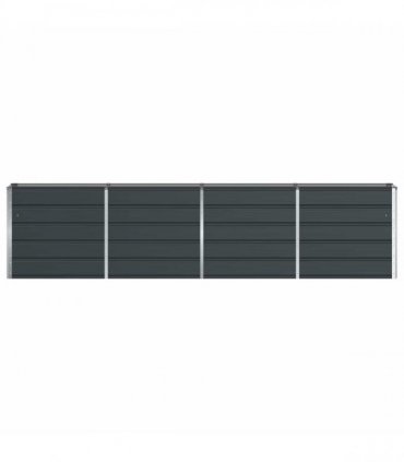 vidaXL Planter Anthracite 320 x 40 x 75 cm Steel
