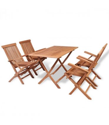 vidaXL Garden Dining Set | Warm teak