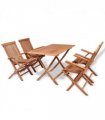 vidaXL Garden Dining Set | Warm teak