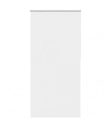 vidaXL Roller Blind Blackout White 90x230 cm Fabric Width 85.7 cm Polyester