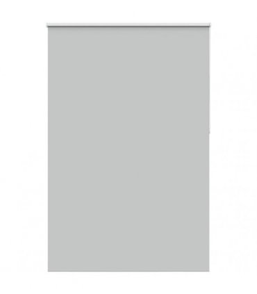 vidaXL Roller Blind Blackout Light Grey 160x210 cm Fabric Width 156.6 cm Polyester