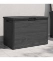 vidaXL Outdoor Cushion Box Anthracite 77.5x44.5x53 cm Polypropylene