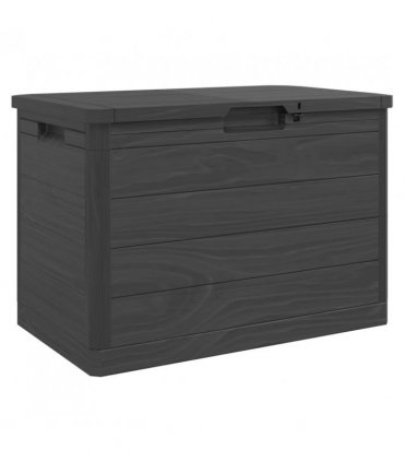 vidaXL Outdoor Cushion Box Anthracite 77.5x44.5x53 cm Polypropylene