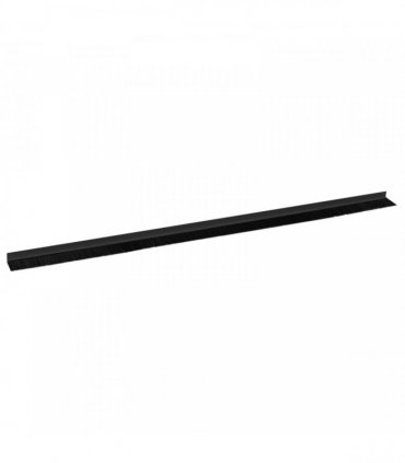 vidaXL Self-adhesive Door Brush Seals 2 pcs Black 100 cm