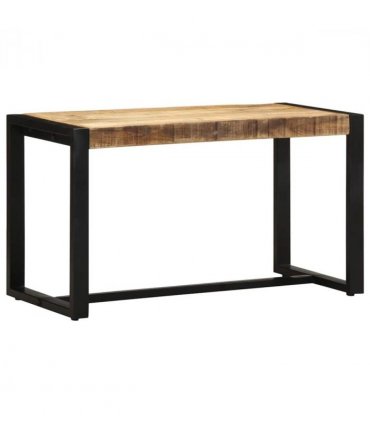 vidaXL Bench 80x35x45 cm Solid Rough Wood Mango