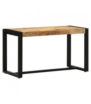 vidaXL Bench 80x35x45 cm Solid Rough Wood Mango