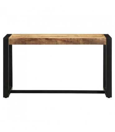 vidaXL Bench 80x35x45 cm Solid Rough Wood Mango