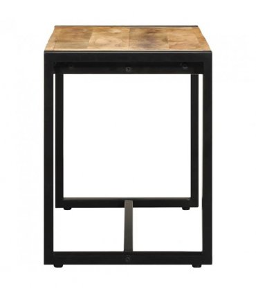 vidaXL Bench 80x35x45 cm Solid Rough Wood Mango