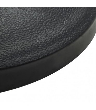vidaXL Parasol Base Round Polyresin 19 kg Black