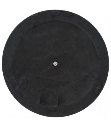vidaXL Parasol Base Round Polyresin 19 kg Black
