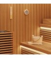 vidaXL Sauna Accessory Set 4 pcs Brown Solid Pine Wood and Hemp