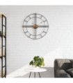 vidaXL Wall Clock Black Ø60 cm Iron