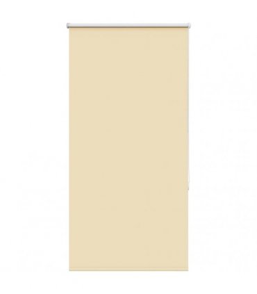 vidaXL Roller Blind Blackout Beige 75x175 cm Fabric Width 70.7 cm Polyester