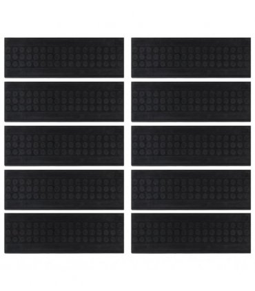 vidaXL Stair Treads 10 pcs 25x75 cm Rubber