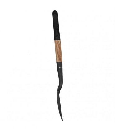 vidaXL Shovel Black 68.5 cm Power Coated Steel and Solid Wood