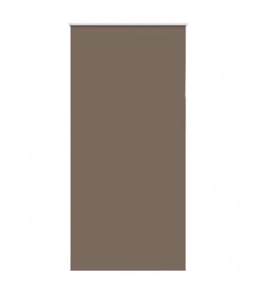 vidaXL Roller Blind Blackout Coffee 100x230 cm Fabric Width 95.7 cm Polyester